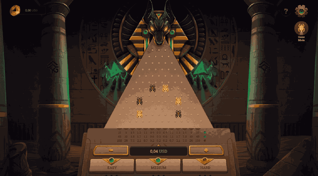Wie spielt man Plinko Anubis