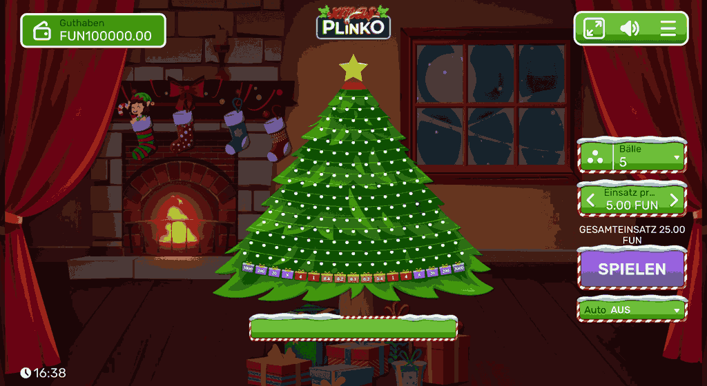 Plinko xMas grafik