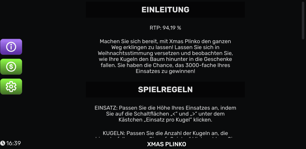 Plinko-Regeln