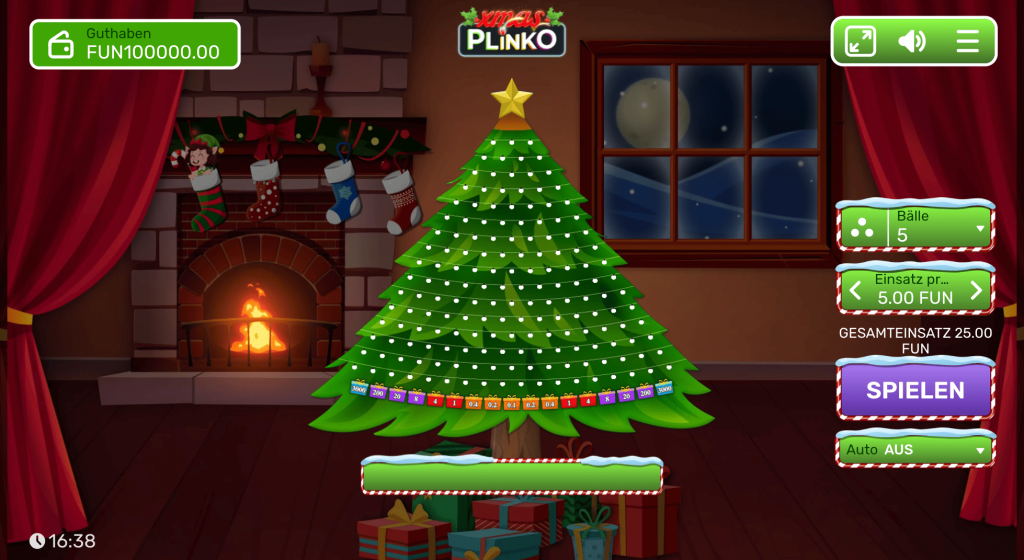 Plinko xMas grafik