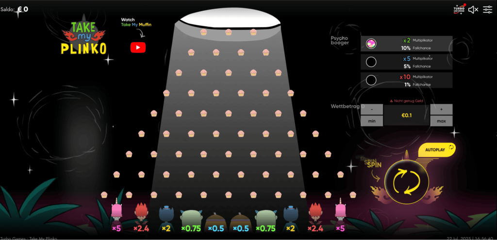 Wie man Take My Plinko spielt