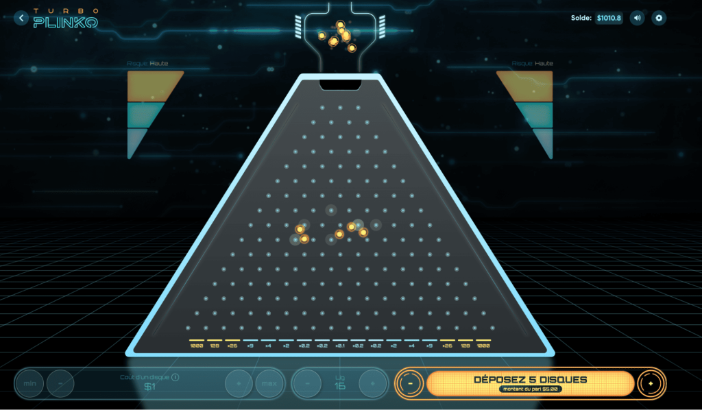 Wie man Turbo Plinko spielt