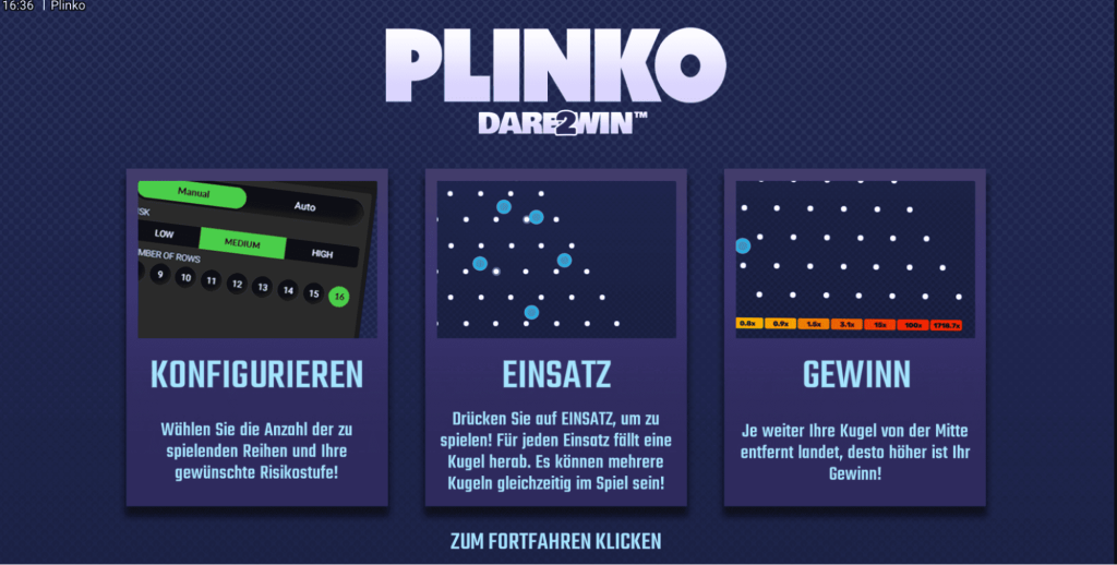 Grafiken Plinko