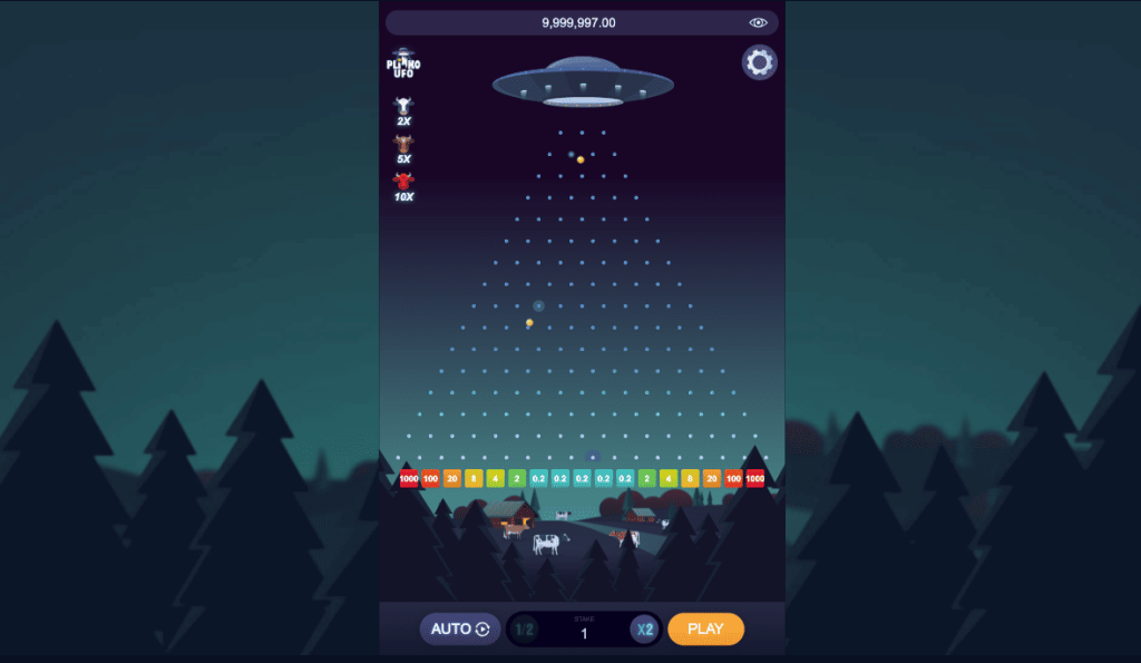 Wie man Plinko UFO spielt