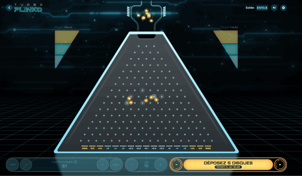 Wie man Turbo Plinko spielt
